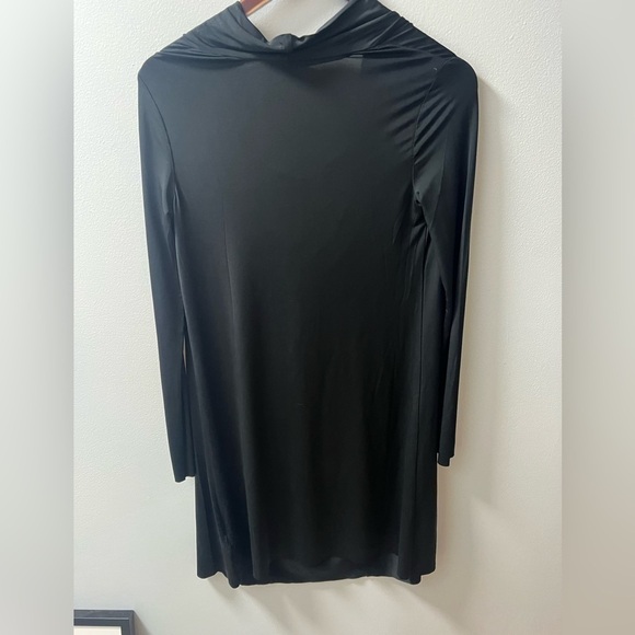 NWOT AllSaints Black Cowl Neck, Long Sleeve, Super Soft, Knee Length, Black, XS - Picture 8 of 8